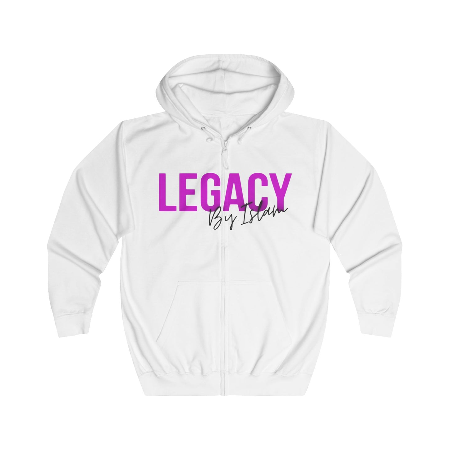 Legacy By Islam Neon logo Zip Hoodie