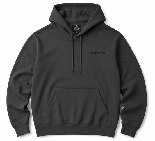 Charcoal Legacy Tawhid Minimalist Hoodie