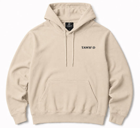 Sand Legacy Tawhid Minimalist Hoodie