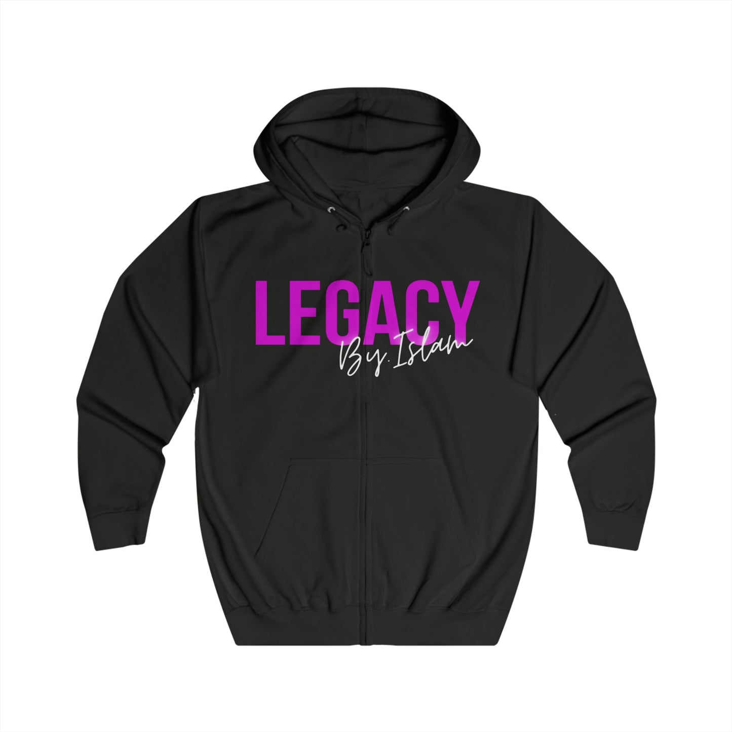 Legacy By Islam Neon logo Zip Hoodie